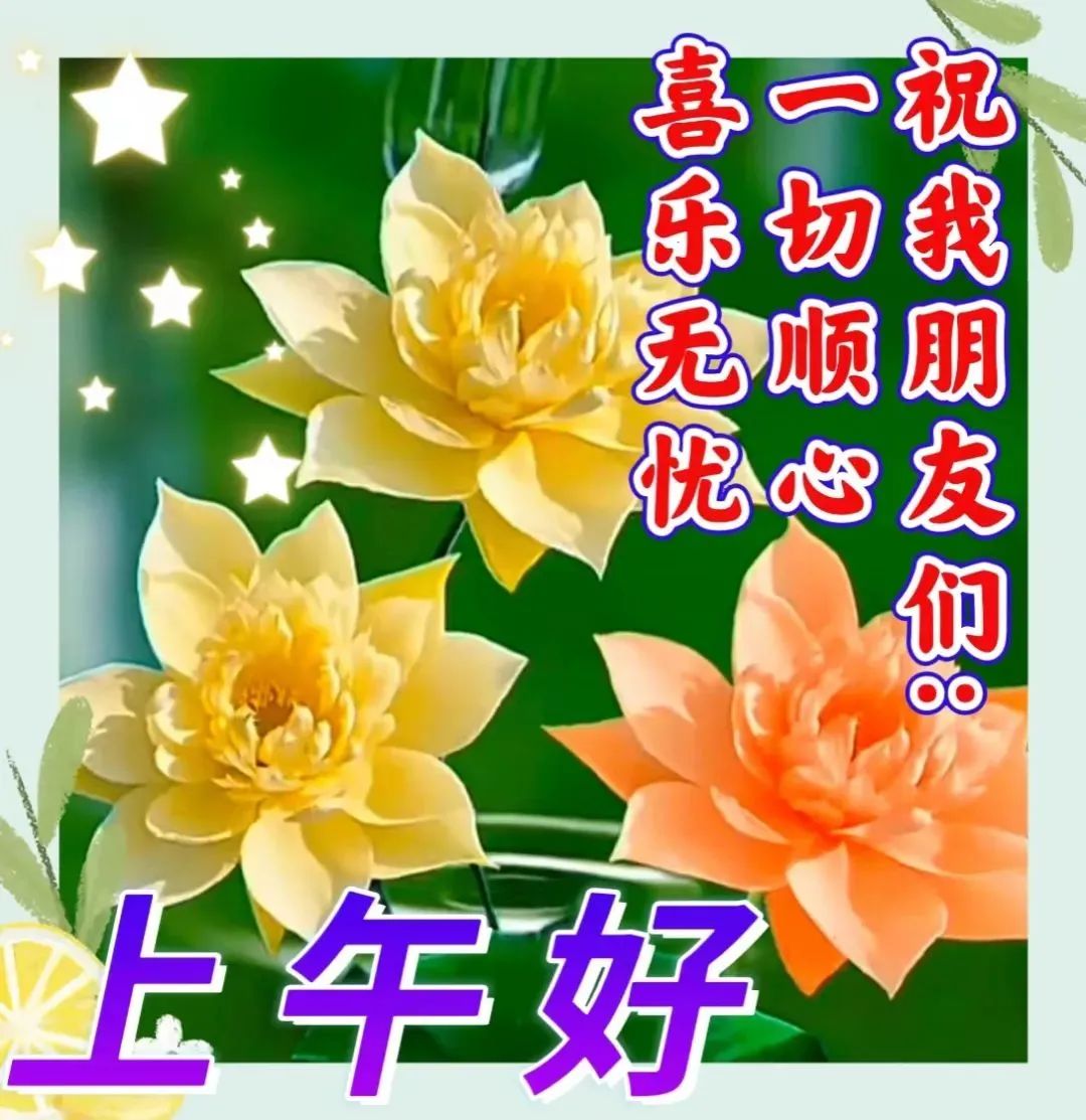 美女早上问候表情包_问候表情包_中老年问候表情包