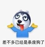 微博摊手系列文字表情包