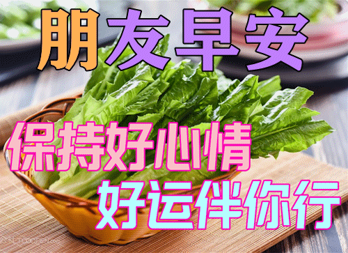 美女早上问候表情包_问候表情包_中老年问候表情包